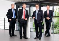 New Executive Board of Viscom AG - Dr. Martin Heuser, Peter Krippner, Carsten Salewski and Dirk Schwingel, (left to right)